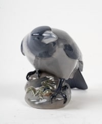 Corbeau et grenouille en porcelaine par royal Copenhague