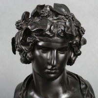 Bustes En Bronze &quot;Antinoüs&quot; Et &quot;Hadrien&quot; , D&#039; Après L&#039; Antique .