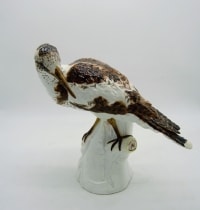 Oiseau En Porcelaine De Meissen - XIXeme