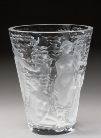 R.Lalique : Vase &quot;ONDINES&quot; 1938
