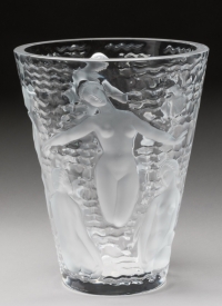 R.Lalique : Vase &quot;ONDINES&quot; 1938