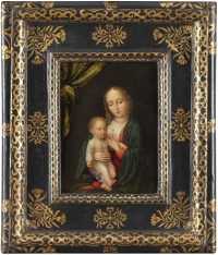 Vierge à l’Enfant (Maria Lactans) – Ecole flamande vers 1560, suiveur de Gérard David