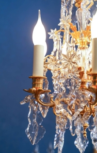 A Pair of Chandeliers in Louis XV Style.
