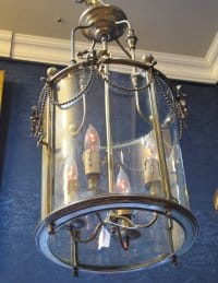 A Louis XVI style lantern, Napoleon III period (1848 - 1870).