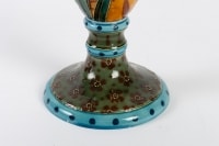Grand Vase Art Nouveau :aux Iris et Oiseaux (1880)