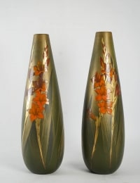A pair of large vases by Clément Massier (1845 - 1917 )