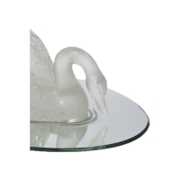 Cristal Lalique: Swan &quot;Head down&quot; in crystal