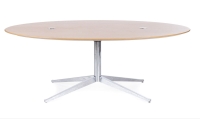 FLORENCE KNOLL: Large oval table
