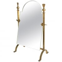 Mirror Golden Wrought Iron, Neoclassical 1960s, Mid Century Art