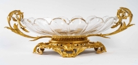 Coupe en Cristal de Baccarat et Bronze doré, XIXème siècle