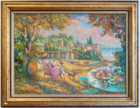 Huile sur toile signée Eugène Bégarat
