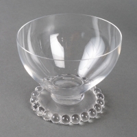 Service &quot;Boules - Andlau&quot; verre blanc de René LALIQUE - 34 pièces