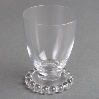 Service &quot;Boules - Andlau&quot; verre blanc de René LALIQUE - 34 pièces