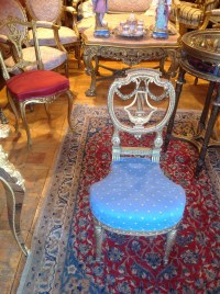 Chaise Lyre Napoleon lll