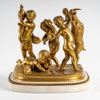 Sculpture en bronze doré, XIXème siècle