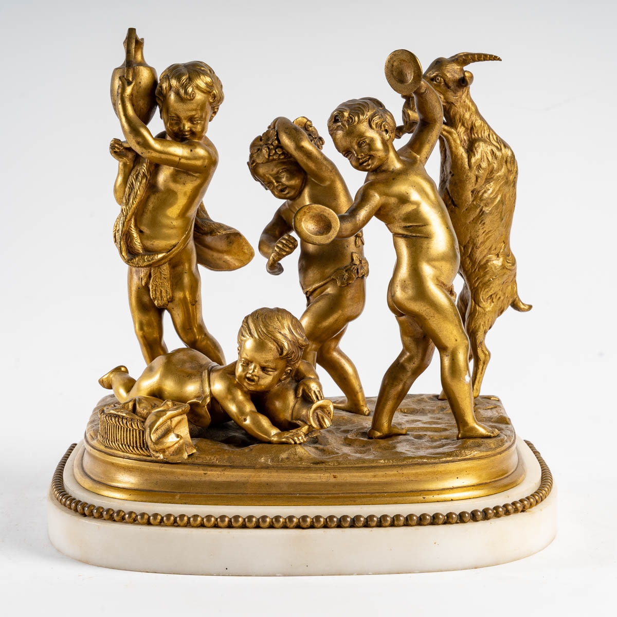 Sculpture en bronze doré, XIXème siècle|||||||||