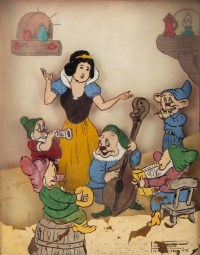 Tableaux Blanche Neige et les 7 Nains Louis Fittaluga 1946