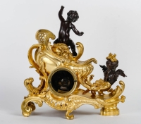  Garniture de Cheminée “Chariot” Fin XIXème Siècle, Attribuée à François Linke (1805-1946)