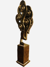 Arman Sculpture En Bronze Signée 20ème Siècle Crosses De Violon Art Moderne