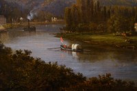 La Seine à Louveciennes, Par Victor De Grailly