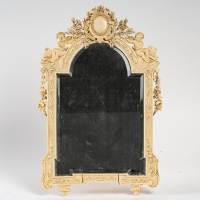 Miroir en ivoire de Dieppe, XIXème siècle