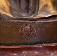 Bronze torchère signé de Guillemin 