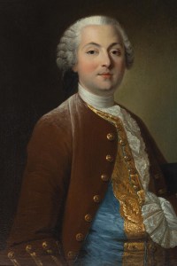 Portrait d&#039;un Gentilhomme. Signé Lefèvre  XVIII