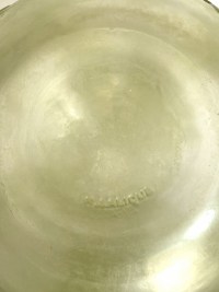 Vase &quot;Courges&quot; verre blanc patiné vert absinthe de René LALIQUE