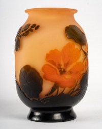 Vase Gallé, Décor floral