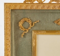 Paire de cadres photos de style louis XVI fin XIXème siècle
