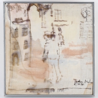 Peinture, Représentant “Vers le Panthéon“, Jochen Michaelis, (Né en 1938)