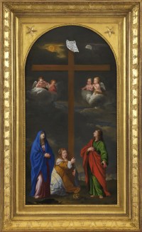 Adoration de la Croix – Ecole bolonaise, disciple de Francesco Albani.