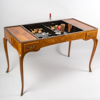 A Tric-Trac Game Table in Louis XV Style.
