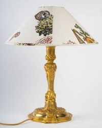 A Napoleon III period (1848 - 1870) Lamp-Candelstick.