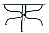 Table basse en fer forgé de Georges Geffroy 1960
