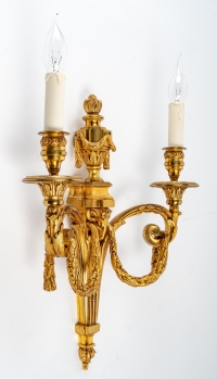 A Suite of Five Wall - Lights in Louis XVI Style.