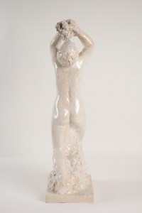 Edouard Cazaux (1889 -1974) sculpture &quot; l&#039;offrande &quot; en céramique,année 30.