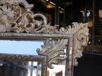 1880′ Miroir à Fronton style Louis XIV à Parecloses Doré à l’Or 169 x127 cm