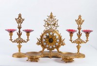 Garniture Napoléon III 19e siècle
