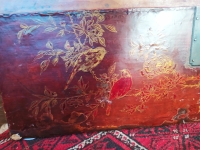 Malle en cuir, antiquité chinoise