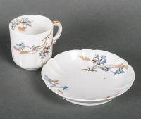 Service à thé en porcelainee de Limoges, XXème siècle