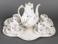 Service à thé en porcelainee de Limoges, XXème siècle