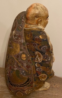 un important boudha en porcelaine de Satsuma Japon 19 eme siecle