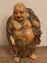 un important boudha en porcelaine de Satsuma Japon 19 eme siecle
