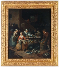 Retour du marché. Jan-Baptist Lambrechts 1680-1731