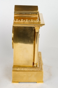 Garniture en bronze doré et porcelaine fin XIXème siècle