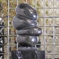 Sculpture contemporaine en pierre, XXème siècle.