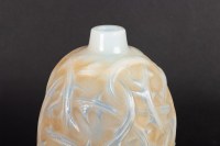 Vase « Ronces » verre opalescent patiné sépia de René LALIQUE