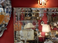 1900′ Miroir Vénitien à Bulles 250 X 174 cm Cabochons Feuilles