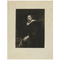 Gravure représentant le portrait de P.P.Rubens